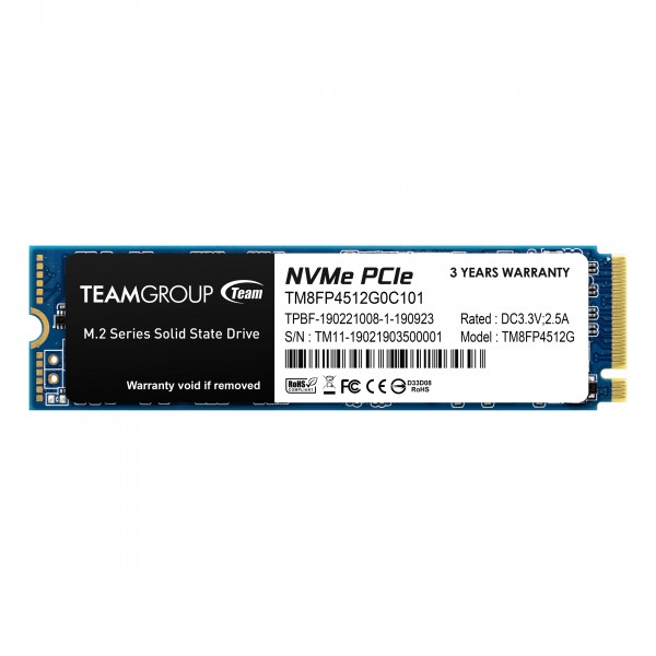 TEAM GROUP MP34 M.2 512GB NVME PCIE WITH DRAM SSD